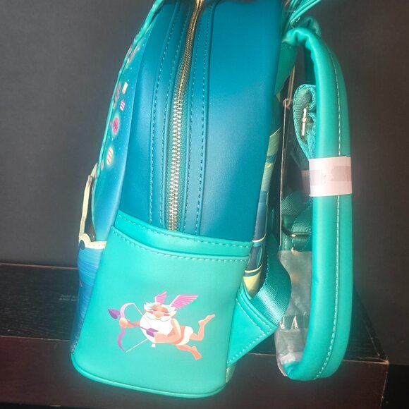 NWT Loungefly-Disney Tangled Rapunzel Castle Glow-in-the-dark Mini Backpack - Picture 2 of 4